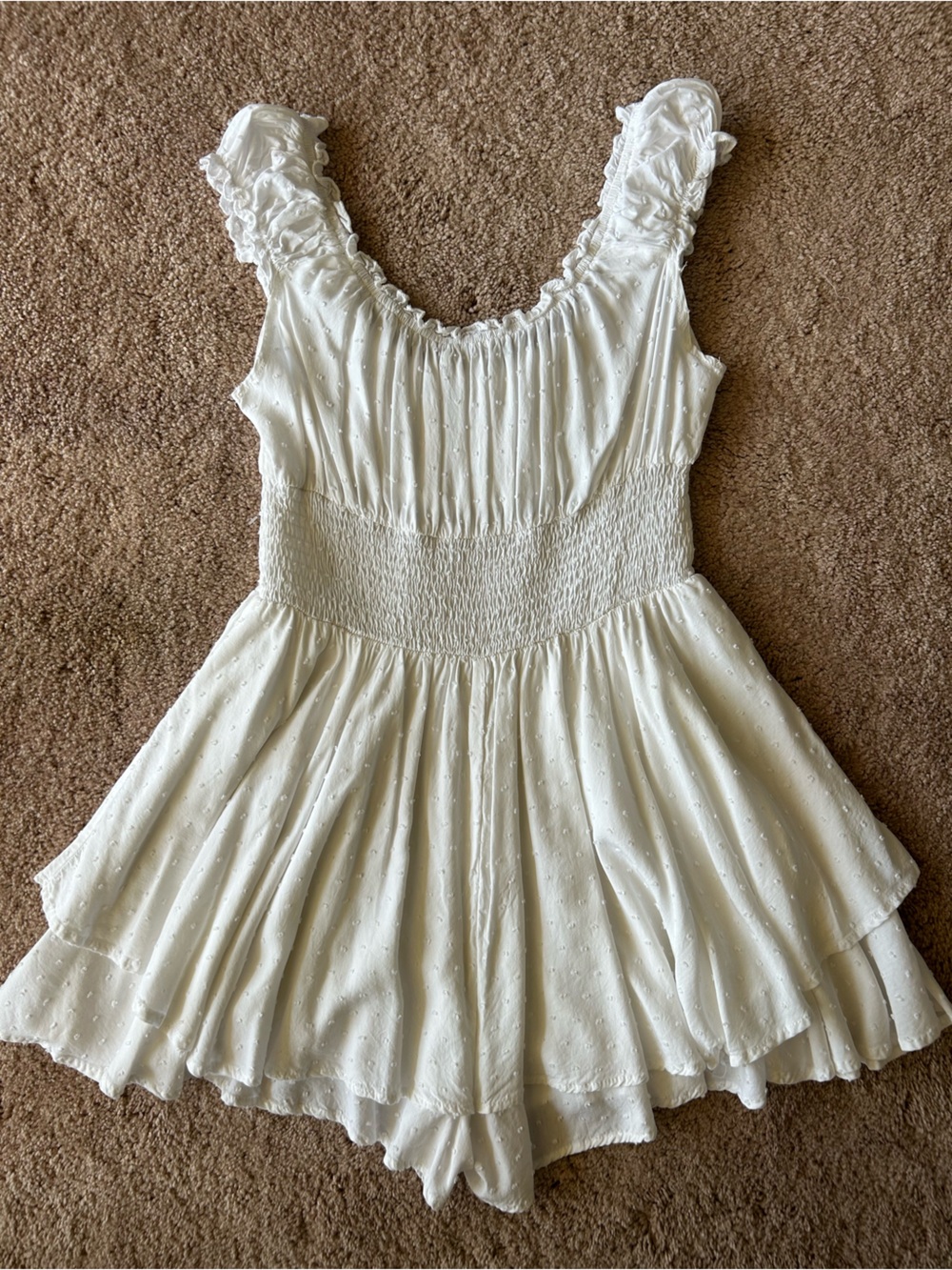 Urban Outfitters white Mini Dress romper - Picture 4 of 5